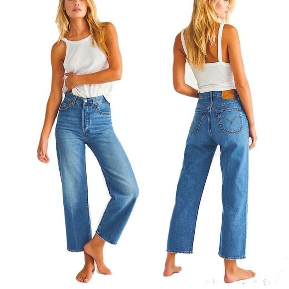 Levi's Pants - Levi’s RIBCAGE STRAIGHT ANKLE 32” Waist
